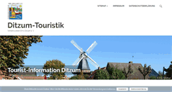Desktop Screenshot of ditzum-touristik.de